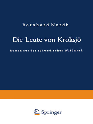 cover image of Die Leute von Kroksjö